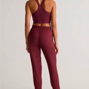 Merlot legging with matching crop top, wore once.